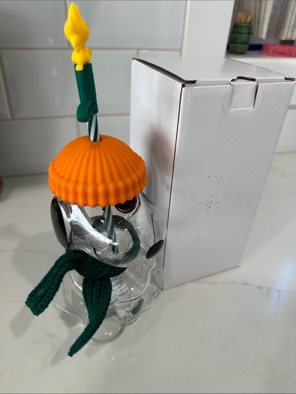 NWT Starbucks + Peanuts snoopy cup